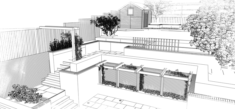 Back Garden, North Finchley